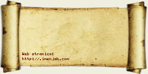 Jovana Buzurović vizit kartica